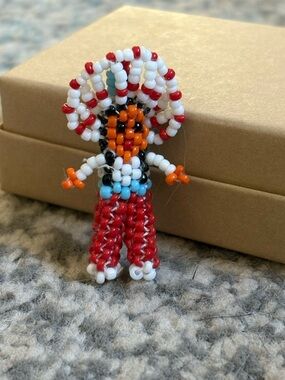 Handmade Native Beaded Pin